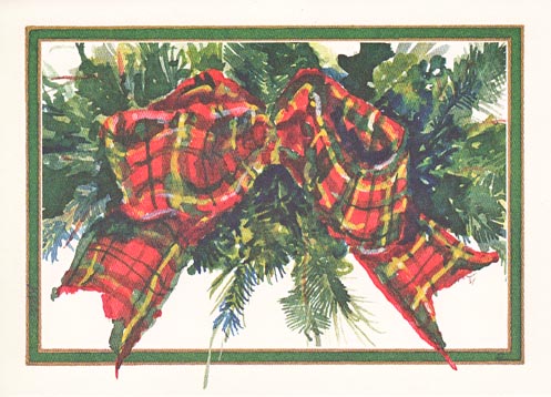 Tartan Christmas Card